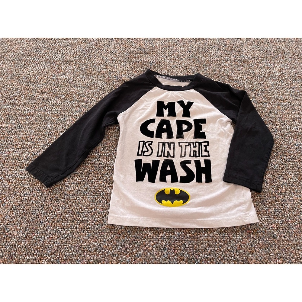 Batman Boys My Cape is in the Wash Top 4T